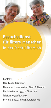Titelseite Faltblatt Besuchsdienst Versmold